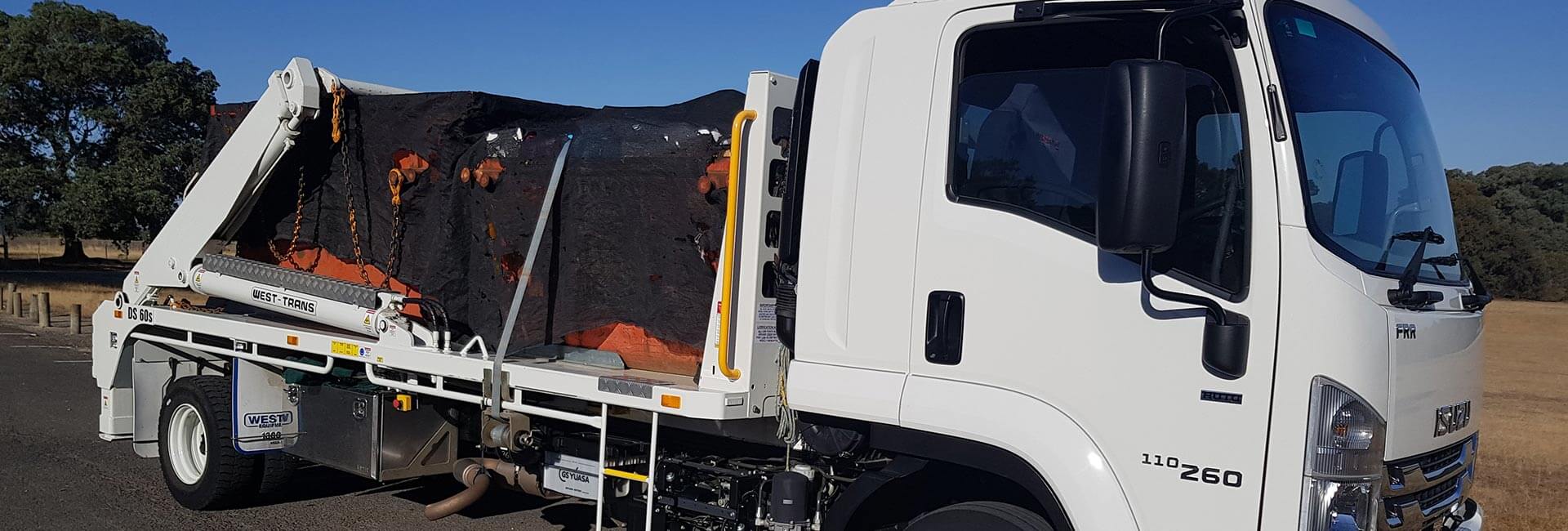 loaded skip bin in Melbourne